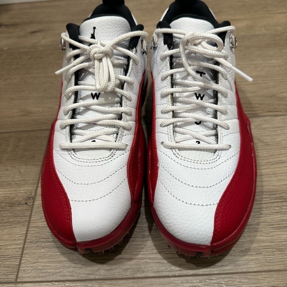 Nike Air Jordan 12 Low Golf  Cherry Shoe New Men’s 7  White And Red main image 6